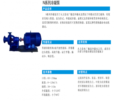 N系列冷凝泵