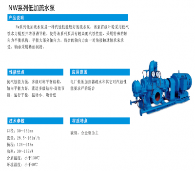 NW系列低加疏水泵